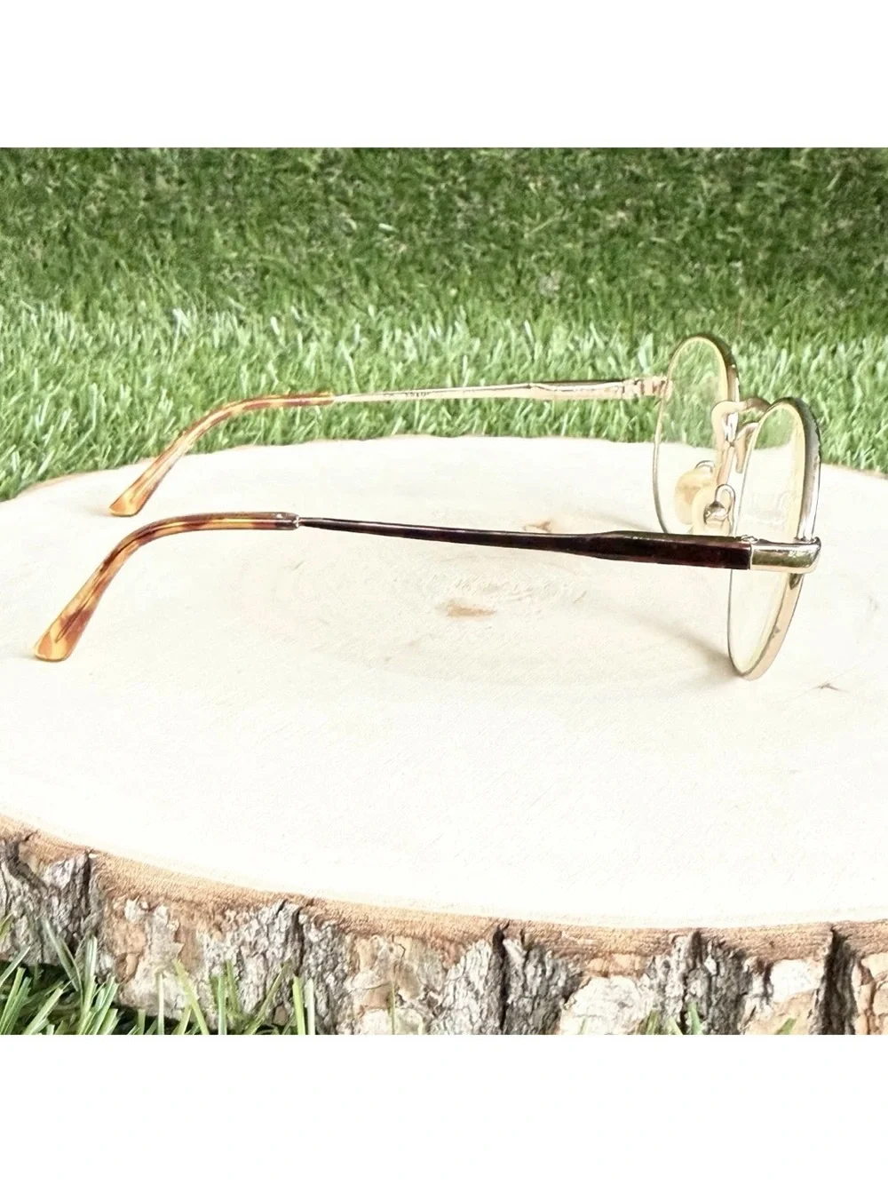 Vintage POLO RALPH LAUREN Eyeglasses Frames PREP 80 Gold Red Tortoise  47-16-130